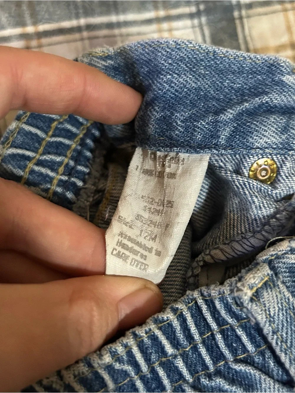 Vintage OshKosh Lightwash Denim Jeans - 12M